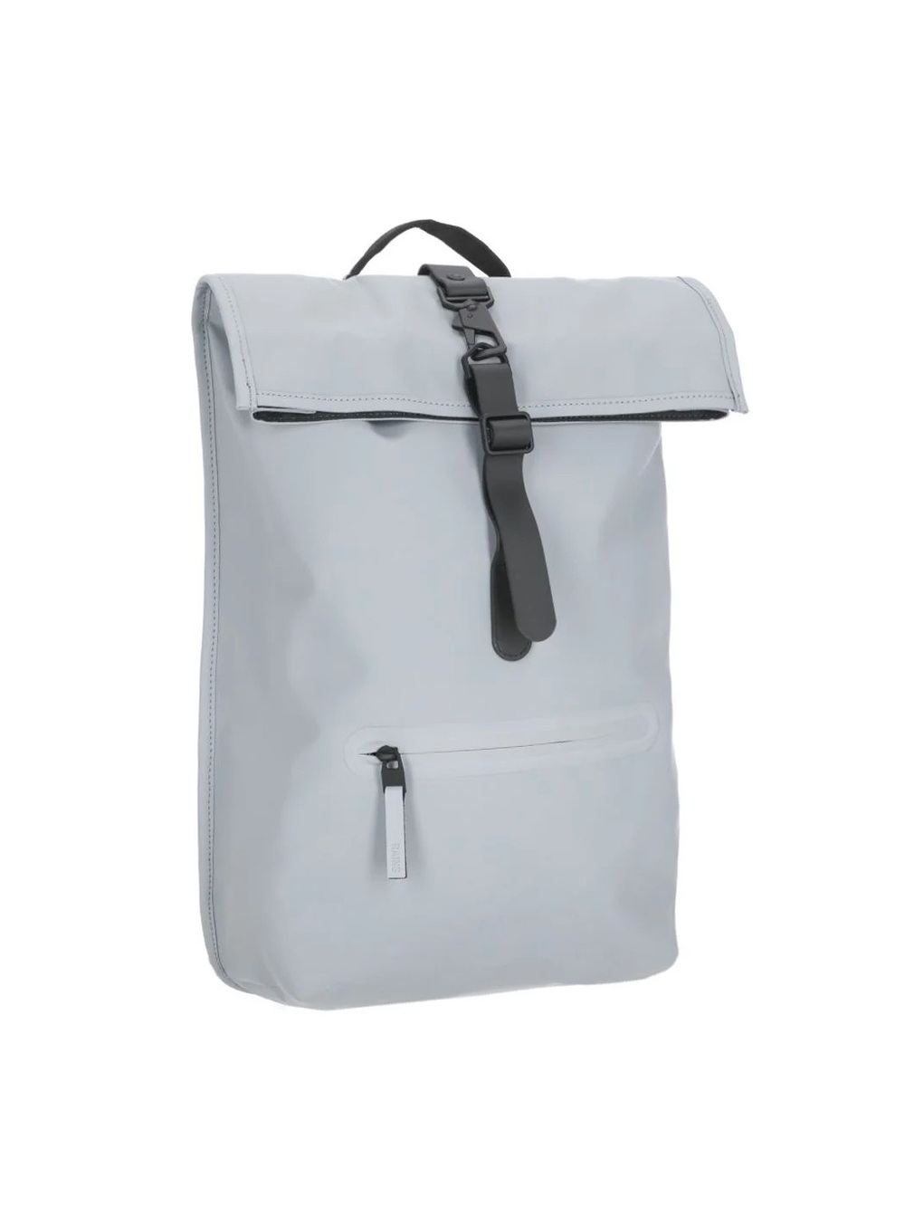 Rains Roll-Top Backpack - Light Gray